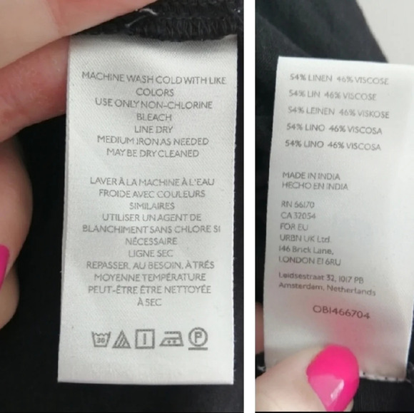 Anthropologie Pilcro Ruffled Placket Linen Blend Button Up Shirt Small - Picture 14 of 16